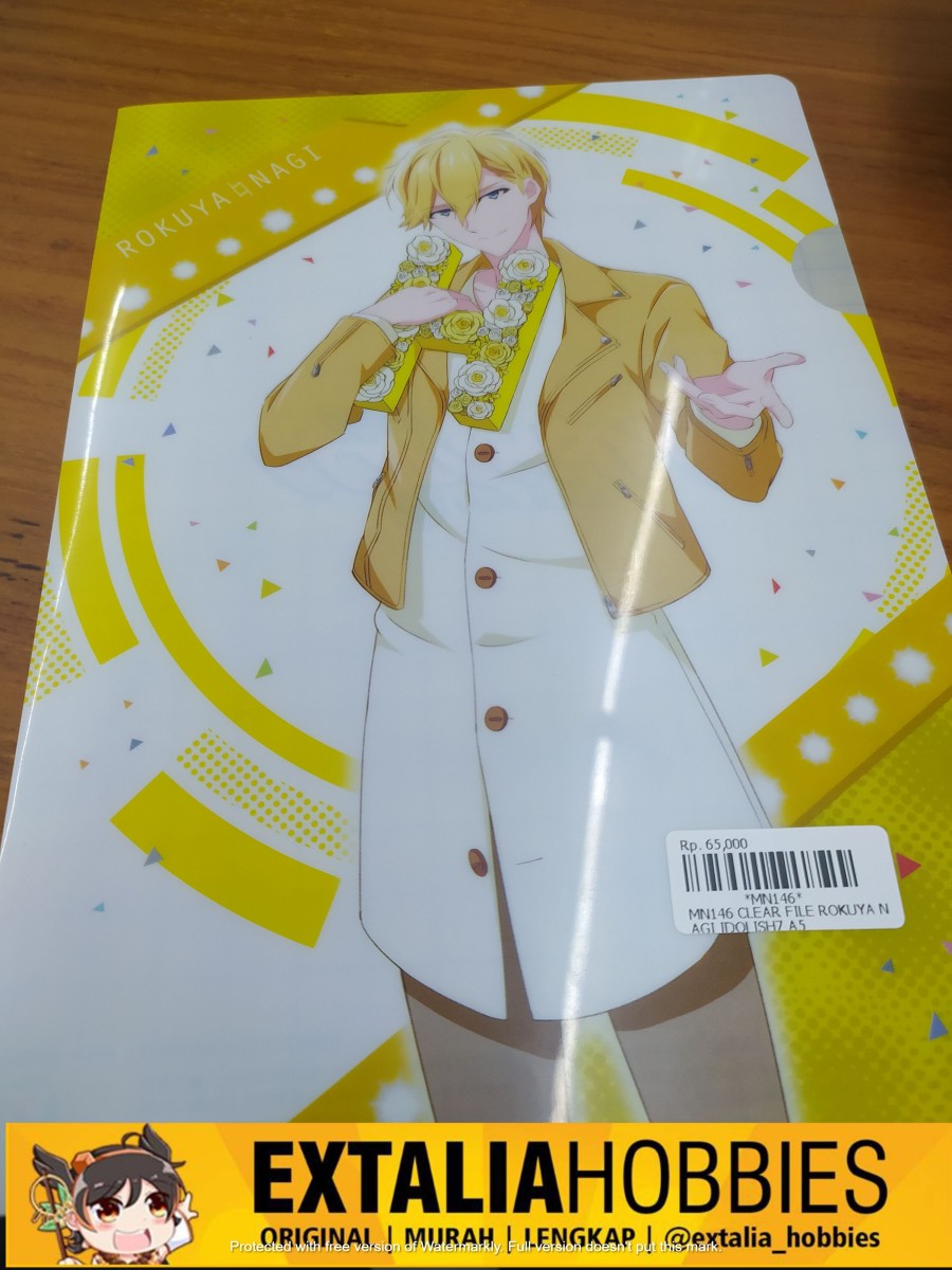 CLEAR FILE ROKUYA NAGI IDOLISH7 A5 CLEAR FILE ROKUYA NAGI IDOLISH7 A5
